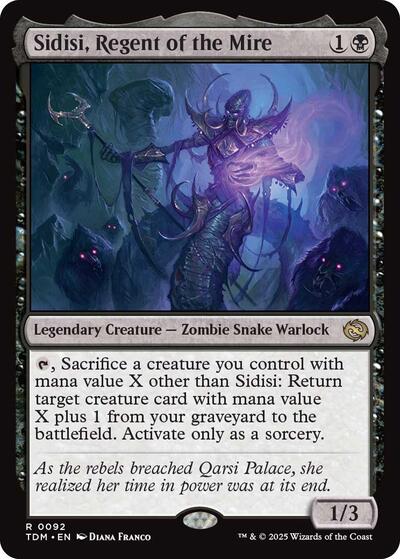 Sidisi, Regent of the Mire (Tarkir: Dragonstorm) Near Mint Foil