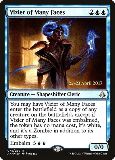 Vizier of Many Faces (Promos: Prerelease Cards) Near Mint Foil