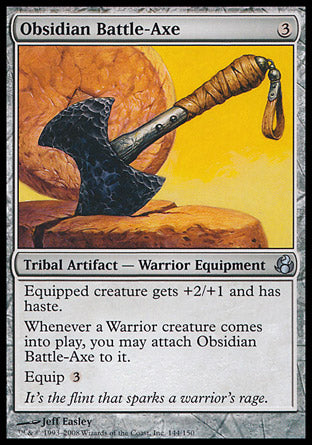 Obsidian Battle-Axe (Morningtide) Medium Play
