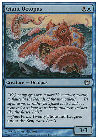 Giant Octopus (8th Edition) Medium Play