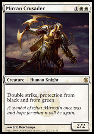 Mirran Crusader (Mirrodin Besieged) Light Play Foil