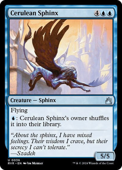 Cerulean Sphinx (Ravnica Remastered) Light Play