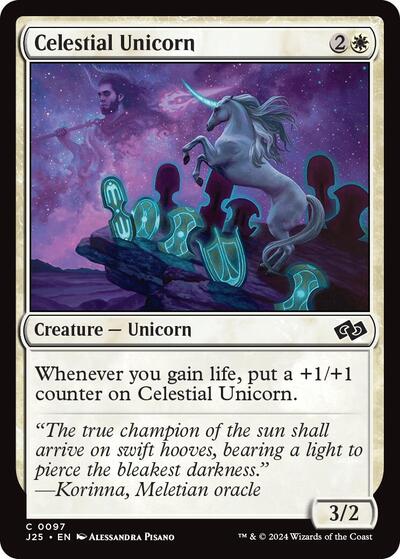 Celestial Unicorn (Foundations Jumpstart) Medium Play