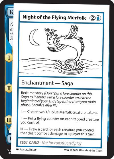 Night of the Flying Merfolk (Mystery Booster 2 Playtest Cards) Near Mint
