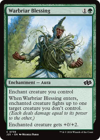 Warbriar Blessing (Foundations Jumpstart) Medium Play