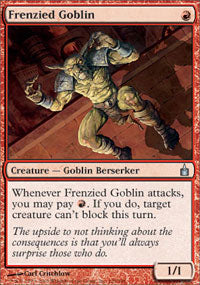 Frenzied Goblin (Ravnica) Medium Play Foil
