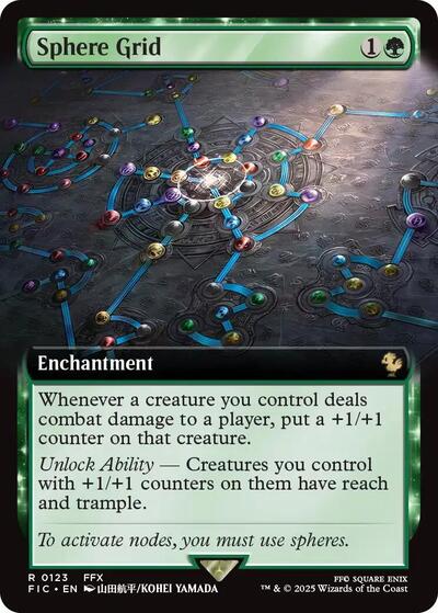 Sphere Grid (Extended Art) (Commander: FINAL FANTASY) Light Play