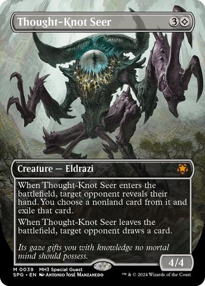 Thought-Knot Seer (Borderless) (Special Guests) Light Play Foil