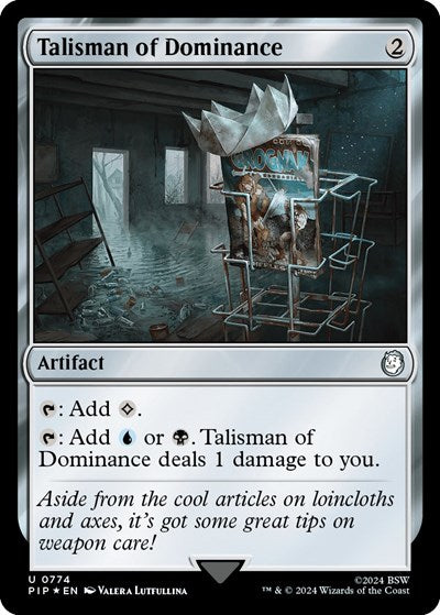 Talisman of Dominance (Surge Foil) (Universes Beyond: Fallout) Light Play Foil