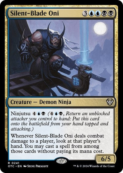 Silent-Blade Oni (Commander: Outlaws of Thunder Junction) Near Mint