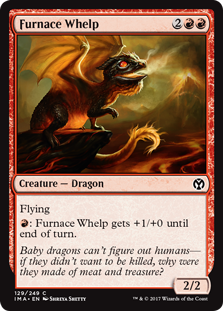 Furnace Whelp (Iconic Masters) Light Play Foil