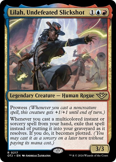 Lilah, Undefeated Slickshot (Promo Pack: Outlaws of Thunder Junction) Light Play Foil
