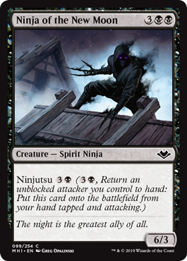 Ninja of the New Moon (Modern Horizons) Medium Play