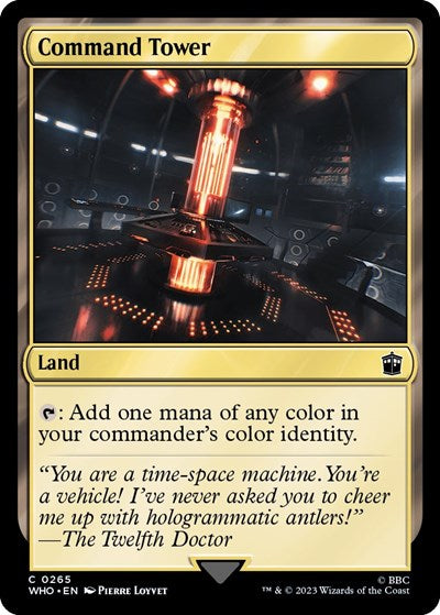 Command Tower (0265) (Universes Beyond: Doctor Who) Near Mint Foil