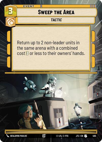 Sweep the Area (Hyperspace) (Jump to Lightspeed) Near Mint