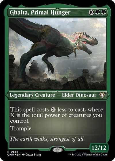 Ghalta, Primal Hunger (Foil Etched) (Commander Masters) Near Mint Foil