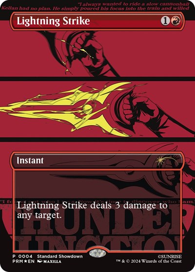 Lightning Strike (Standard Showdown Promos) Near Mint Foil