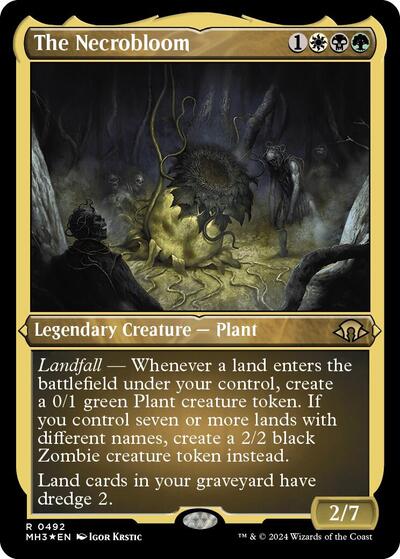 The Necrobloom (Foil Etched) (Modern Horizons 3) Near Mint Foil