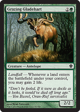 Grazing Gladehart (Commander 2013 Edition) Near Mint