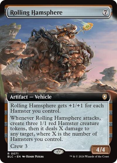 Rolling Hamsphere (Extended Art) (Commander: Bloomburrow) Light Play