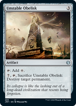 Unstable Obelisk (Jumpstart) Medium Play