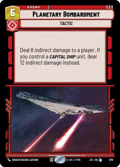 Planetary Bombardment (Foil) (Jump to Lightspeed) Near Mint Foil