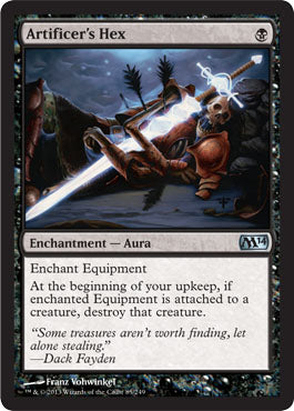 Artificer's Hex (Magic 2014 Core Set) Light Play