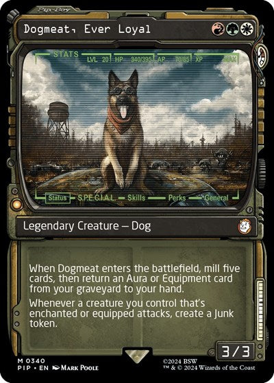 Dogmeat, Ever Loyal (Showcase) (Universes Beyond: Fallout) Near Mint Foil