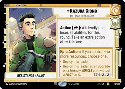 Kazuda Xiono Best Pilot in the Galaxy (Jump to Lightspeed) Near Mint