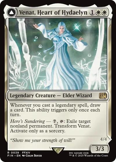 Venat, Heart of Hydaelyn (Universes Beyond: FINAL FANTASY) Light Play Foil
