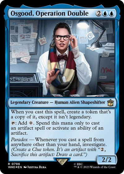 Osgood, Operation Double (Surge Foil) (Universes Beyond: Doctor Who) Near Mint Foil