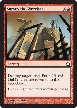 Survey the Wreckage (Return to Ravnica) Light Play Foil