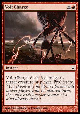 Volt Charge (New Phyrexia) Light Play Foil