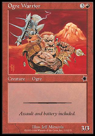 Ogre Warrior (Starter 1999) Light Play