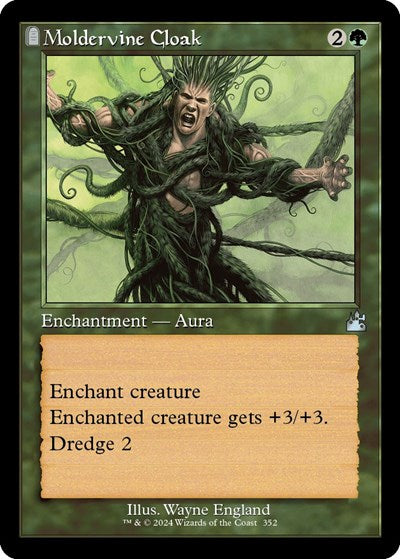 Moldervine Cloak (Retro Frame) (Ravnica Remastered) Light Play Foil