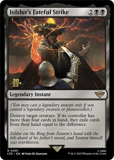 Isildur's Fateful Strike (Promos: Prerelease Cards) Near Mint Foil