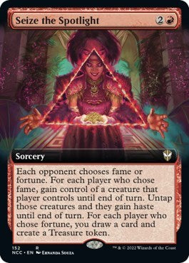 Seize the Spotlight (Extended Art) (Commander: Streets of New Capenna) Light Play