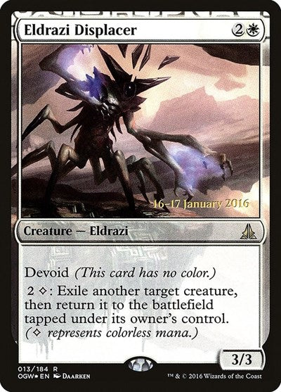 Eldrazi Displacer (Promos: Prerelease Cards) Medium Play Foil