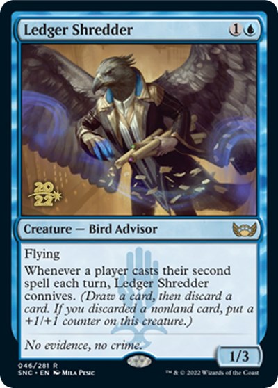 Ledger Shredder (Promos: Prerelease Cards) Light Play Foil