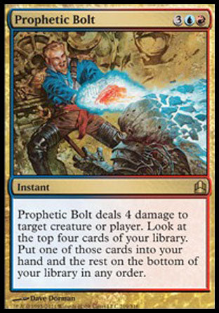 Prophetic Bolt (Commander) Light Play