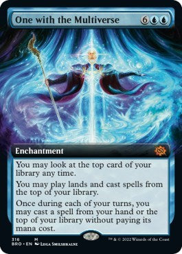 One with the Multiverse (Extended Art) (The Brothers' War) Light Play