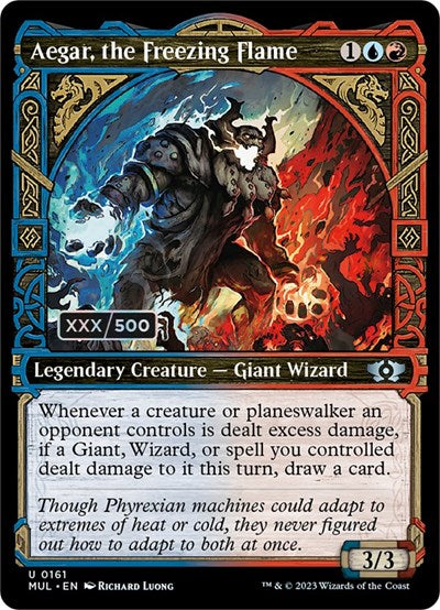 Aegar, the Freezing Flame (Serialized) (March of the Machine: Multiverse Legends) Near Mint Foil