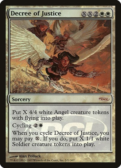 Decree of Justice (Promos: Judge) Near Mint Foil