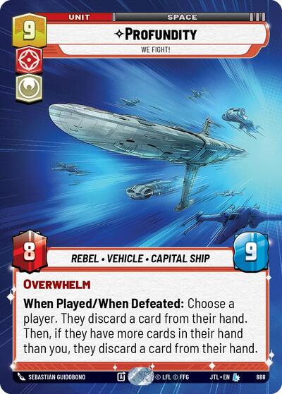 Profundity We Fight! (Hyperspace Foil) (Jump to Lightspeed) Near Mint Foil