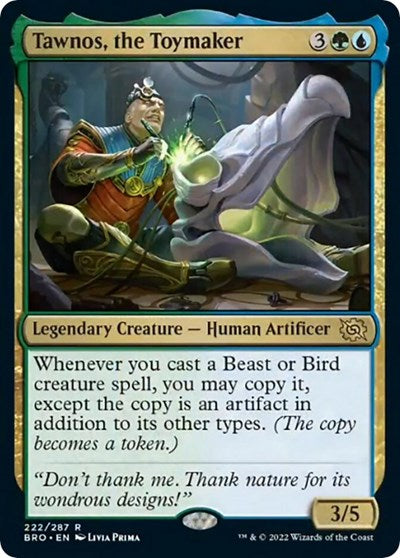 Tawnos, the Toymaker (The Brothers' War) Light Play Foil