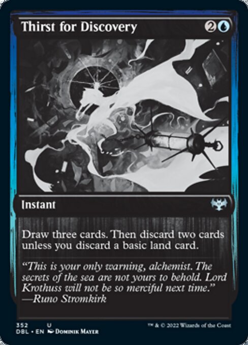 Thirst for Discovery (Innistrad: Double Feature) Light Play