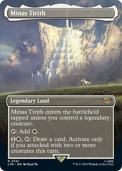 Minas Tirith (0341) (Borderless) (Universes Beyond: The Lord of the Rings: Tales of Middle-earth) Light Play