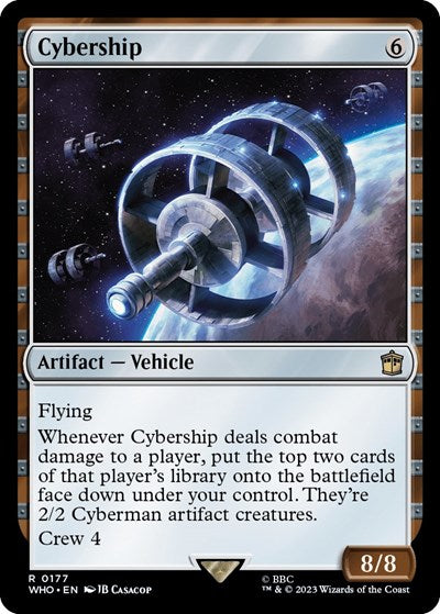 Cybership (Universes Beyond: Doctor Who) Near Mint Foil
