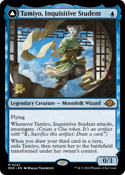 Tamiyo, Inquisitive Student (Promos: Prerelease Cards) Near Mint Foil