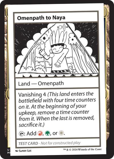 Omenpath to Naya (Mystery Booster 2 Playtest Cards) Near Mint